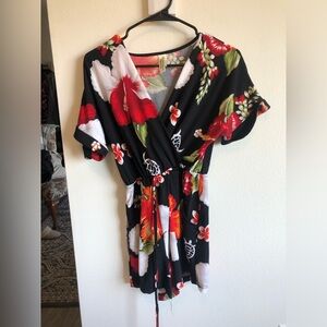 S&S Aloha Fashion Hawaii Romper with Pockets size small